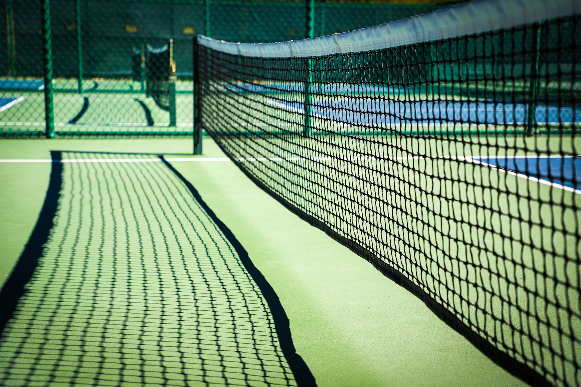 Court net in black and white